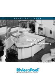 RivieraSpas - private Nutzung - RivieraPool