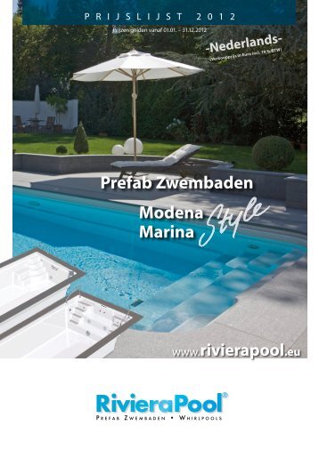 Prefab Zwembaden Modena Marina - RivieraPool