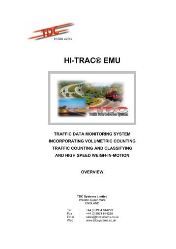 HI-TRAC® EMU - WIM