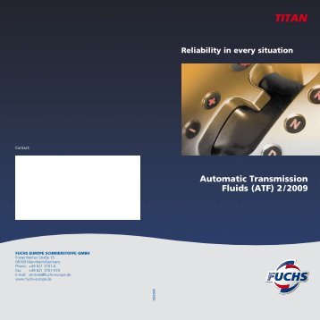 Automatic Transmission Fluids (ATF) 2 / 2009 - AS Rivor