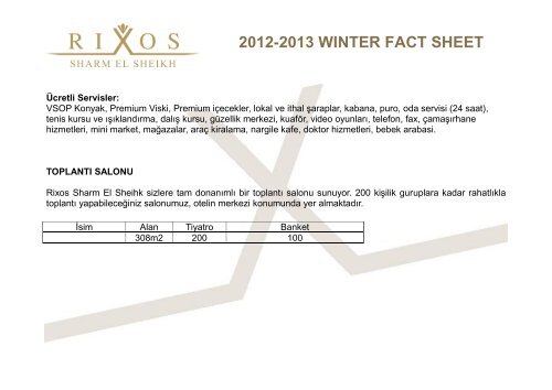 Rixos Premium Belek