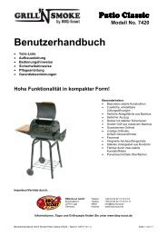 Modell No. 7420 Aufbauanleitung - BBQ-Scout GmbH