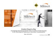 Endlich Road to Rig: - MBtech Group