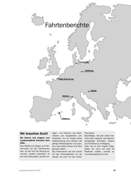 Freiwillig - BdP Landesverband Schleswig-Holstein / Hamburg