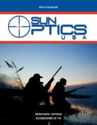 Catalogue Sun Optics USA - Lunettes de Tir, Chasse, Montages, Points Rouges