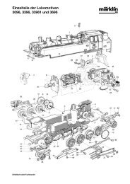 Einzelteile der Lokomotiven 3096, 3396, 33961 und ... - NSE Software