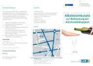 Merkblatt der Alkoholambulanz - Rheinische Kliniken Essen