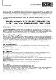 SPORT- und/oder BEWEGUNGSTHERAPEUTEN - Rheinische ...