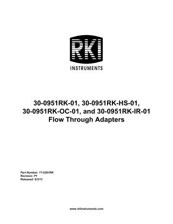 30-0951RK-01 - RKI Instruments