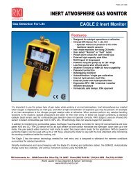 EAGLE 2 Inert atmosphere Gas Monitor - RKI Instruments