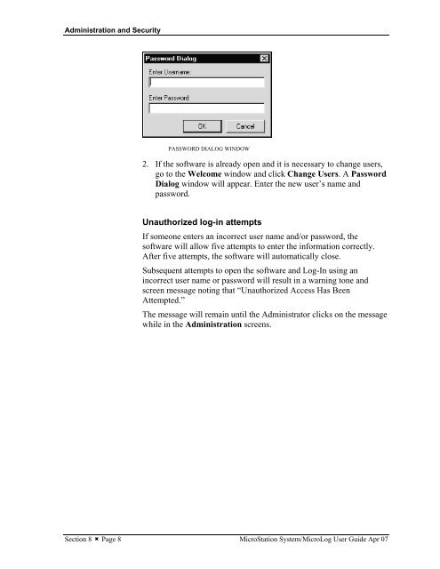 MicroStation System, MicroLog Version 4.2 - DTU Systems Biology ...