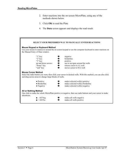 MicroStation System, MicroLog Version 4.2 - DTU Systems Biology ...