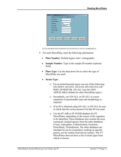 MicroStation System, MicroLog Version 4.2 - DTU Systems Biology ...