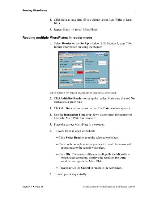 MicroStation System, MicroLog Version 4.2 - DTU Systems Biology ...