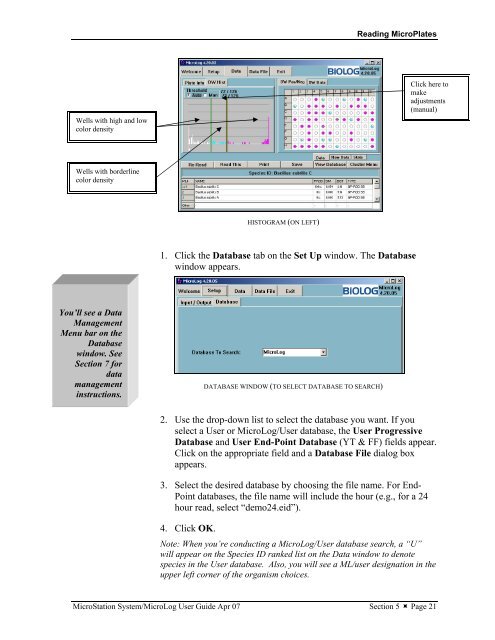 MicroStation System, MicroLog Version 4.2 - DTU Systems Biology ...