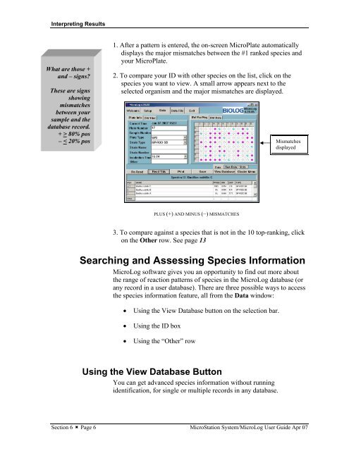 MicroStation System, MicroLog Version 4.2 - DTU Systems Biology ...