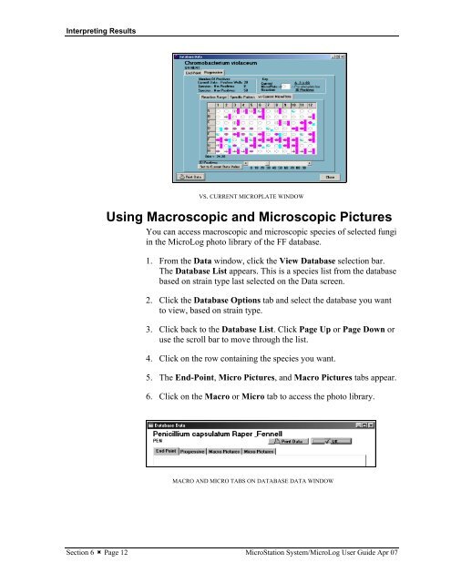 MicroStation System, MicroLog Version 4.2 - DTU Systems Biology ...