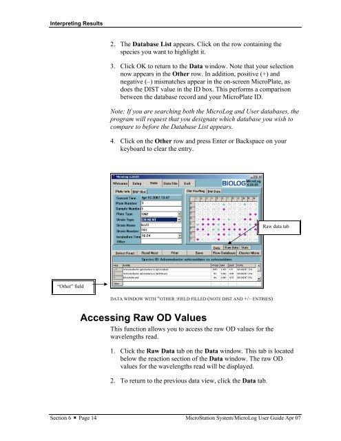 MicroStation System, MicroLog Version 4.2 - DTU Systems Biology ...