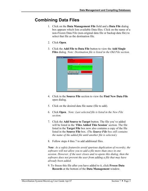 MicroStation System, MicroLog Version 4.2 - DTU Systems Biology ...