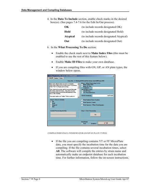 MicroStation System, MicroLog Version 4.2 - DTU Systems Biology ...