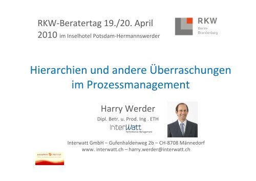 Hierarchien und andere Überraschungen im Prozessmanagement