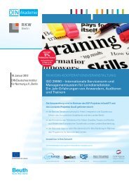 RKW/DIN-KOOPERATIONSVERANSTALTUNG: ISO 29990