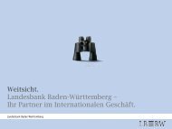 Exportfinanzierung LBBW - Rheinland Pfalz Bank