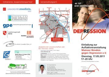 er ist wie versteinert - BÃ¼ndnis gegen Depression