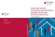 Hilfen fÃ¼r psychisch kranke Menschen in Rheinland-Pfalz