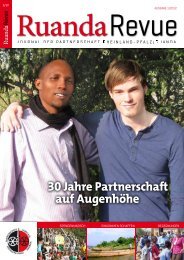 30 Jahre Partnerschaft auf AugenhÃ¶he - Partnerschaft Ruanda