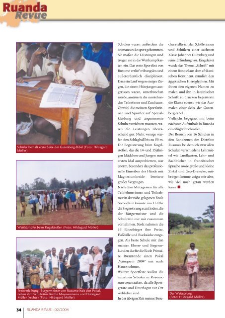 Ausgabe 2/2004 - Partnerschaft Ruanda