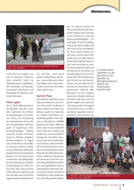 Ausgabe 2/2004 - Partnerschaft Ruanda