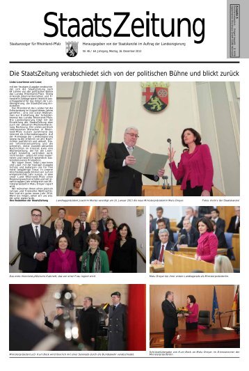 StaatsZeitung Nr. 46 - in Rheinland-Pfalz