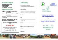 Das Programm ist da! - Rheinischer Landwirtschafts-Verband eV