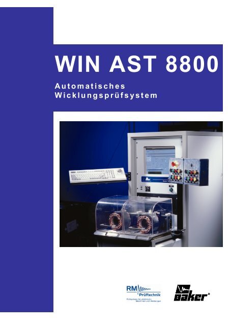 WIN AST 8800 - RM PrÃ¼ftechnik