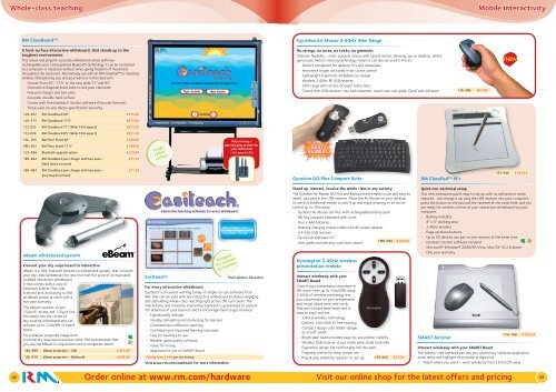 RM Education Solutions Catalogue 2010 - RM plc