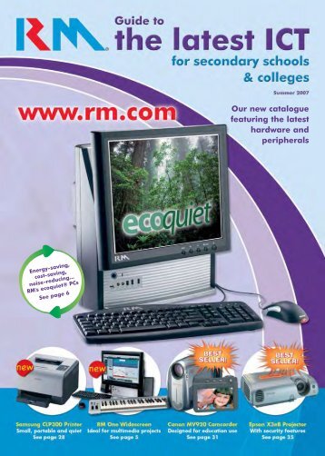 Our new catalogue featuring the latest hardware and ... - RM.com