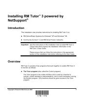 Installing RM Tutor 3 powered by NetSupport - RM.com