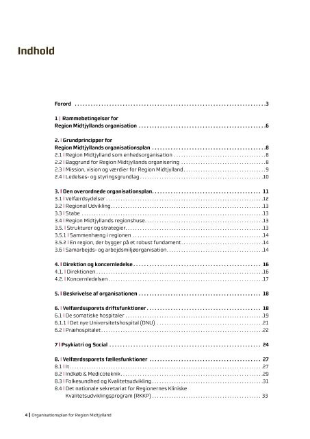 Organisationsplan - Region Midtjylland