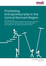Promoting entrepreneurship in the - Region Midtjylland