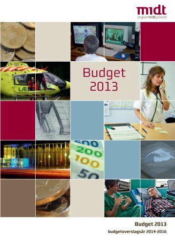 Budget 2013 - Region Midtjylland