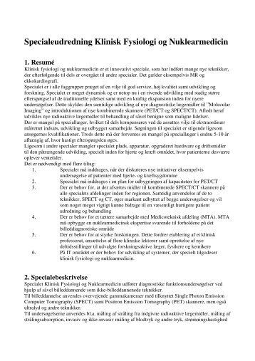Klinisk Fysiologi og Nuklearmedicin - Region Midtjylland