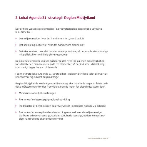 Lokal Agenda 21-strategi - Region Midtjylland