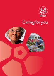 Caring for you - Royal Masonic Benevolent Institution