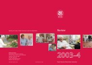 Annual Review 2003/04 - Royal Masonic Benevolent Institution