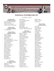 Individual Contributor List 6-3-13.pub - RMC Research Foundation