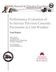 Performance Evaluation of In-Service Pervious Concrete Pavements ...
