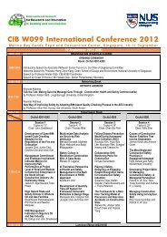 CIB W099 International 099 International Conference 2012 al ...