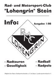 F -Vereinsheft-Vereinsheft19981.CDR - RMC Lohengrin Stein