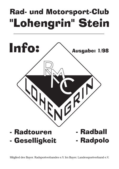 F -Vereinsheft-Vereinsheft19981.CDR - RMC Lohengrin Stein